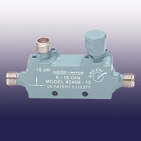 4245B-10  耦合器-SMA（F）0.5 GHz至18 GHz，微型帶狀線（最大平坦+/- 0.5dB）50瓦